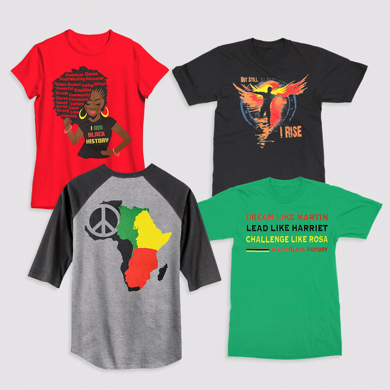 Black History Month shirts