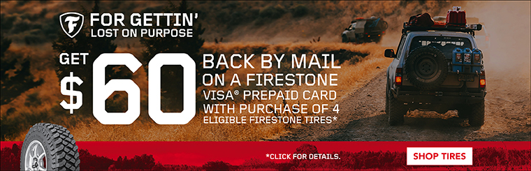 Bridgestone Get $60 Back mail in rebate