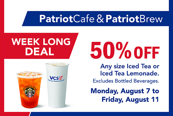 VCS birthday sale in cafe and brew