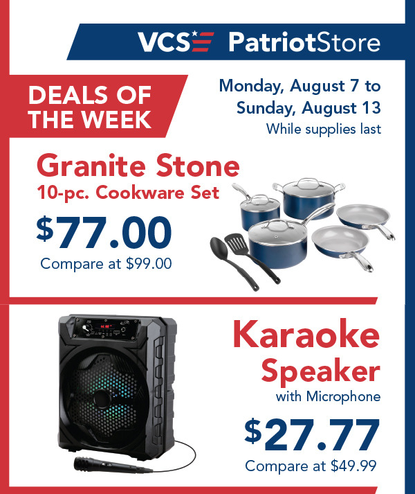 VCS birthday deals cookware