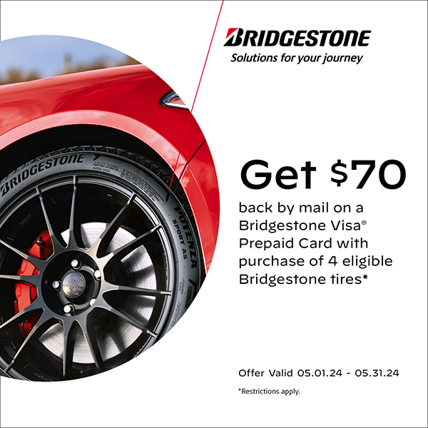 Get money back when you buy a new set of tires