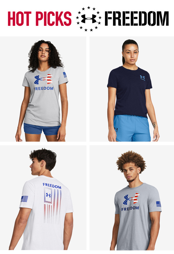 Discover hot picks from under armour freedom