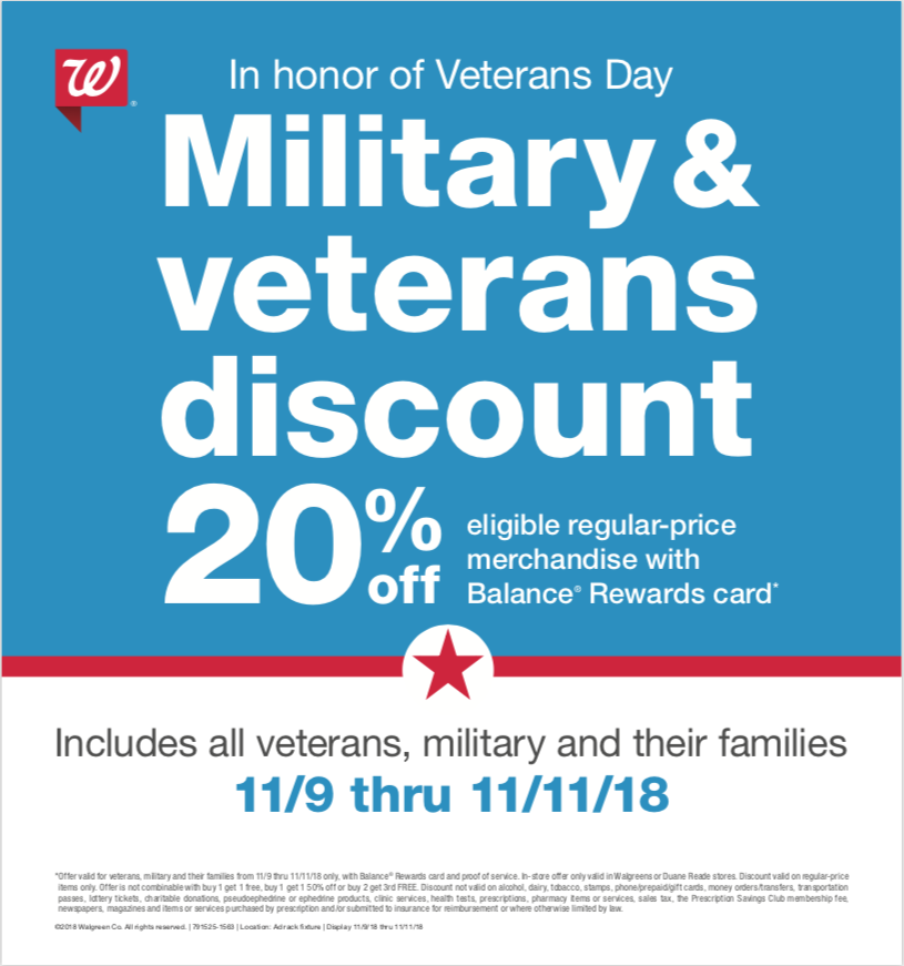 Veterans Day Discount