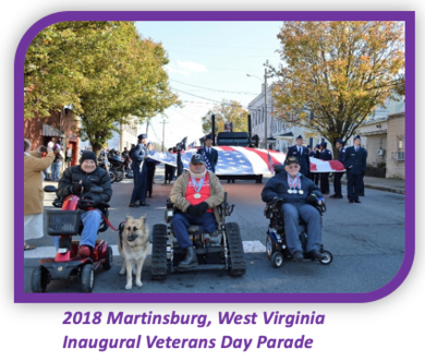 2018 Martinsburg, West Virginia Inaugural Veterans Day Parade