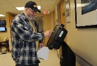 Veteran On Computer