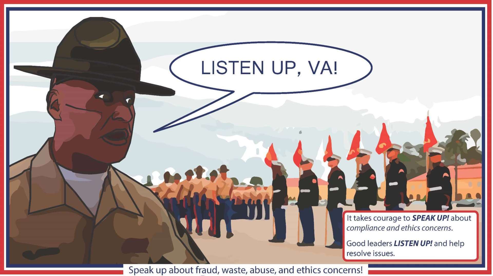 Ethics Concerns Listen Up VA Poster - Call Out