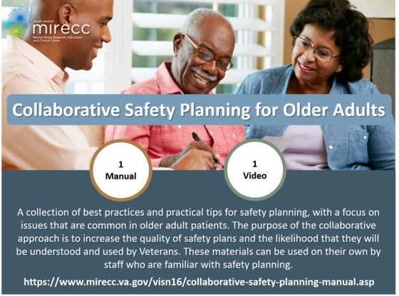 Ad for the collaborative safety planning manual and video