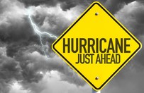 Hurricane road sign