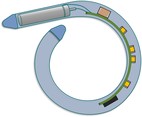 Drawing of the interior of the Uromonitor