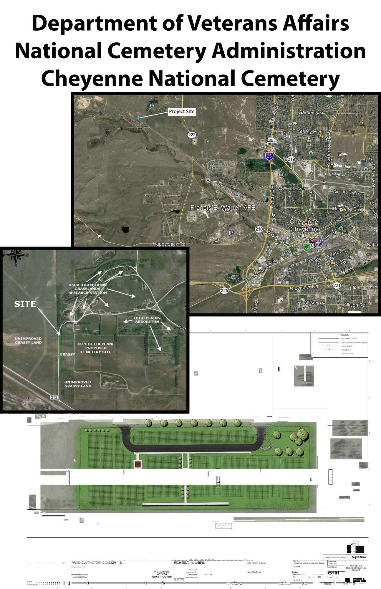 Cheyenne National Cemetery Map