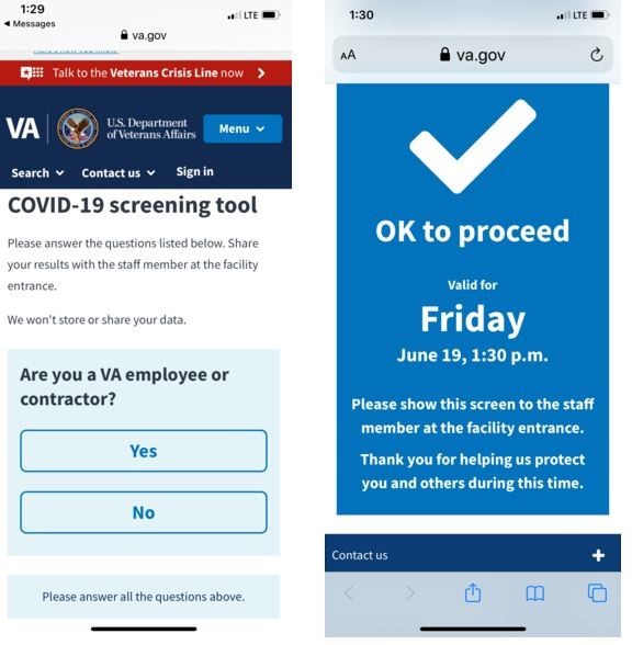 COVID Screening Tool II