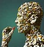Person made of pills