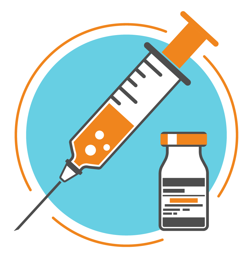 COVID vaccine icon
