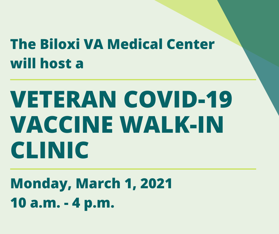 March 1 COVID-19 Walk-in Clinic (Biloxi)