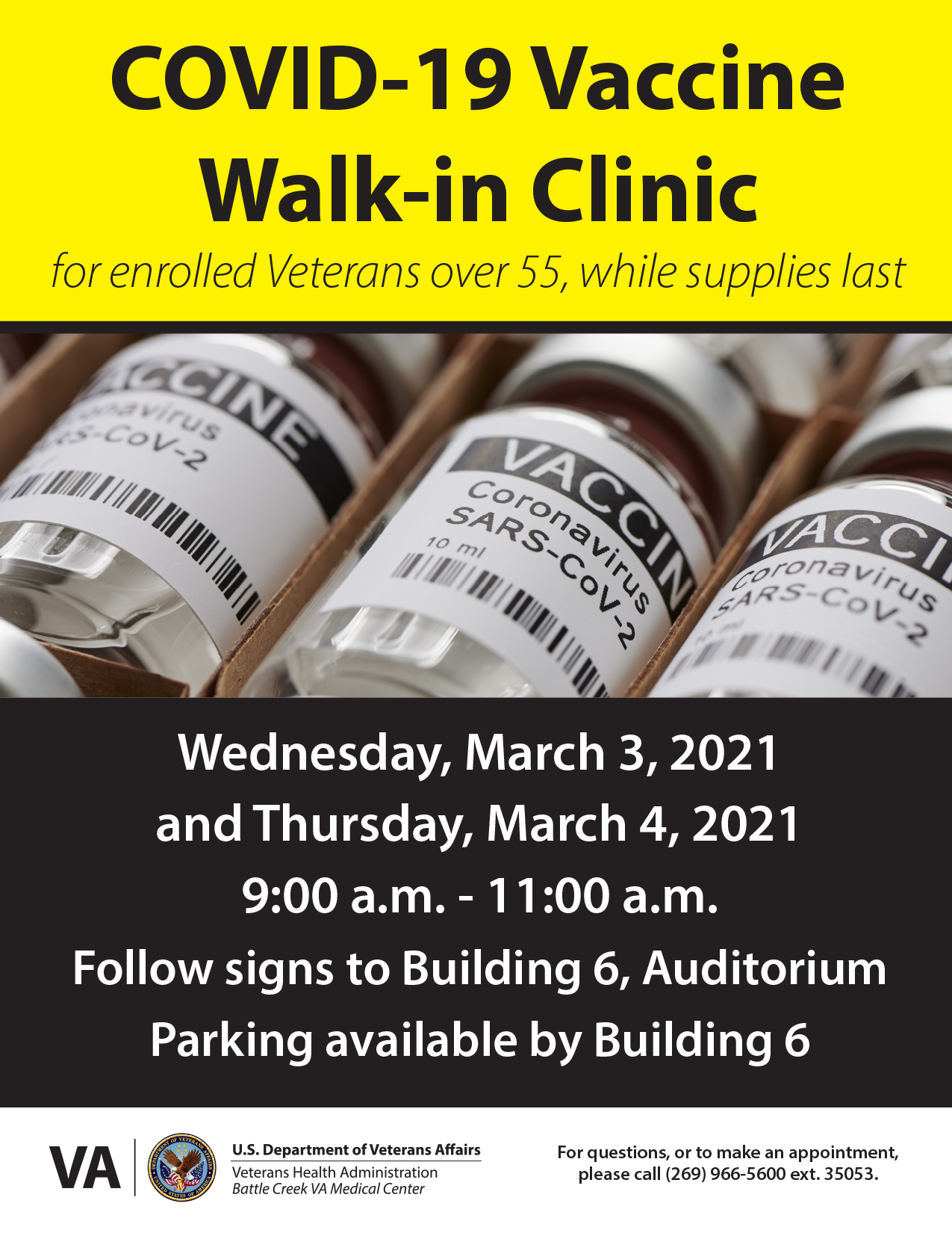 Walk-in vaccine clinic