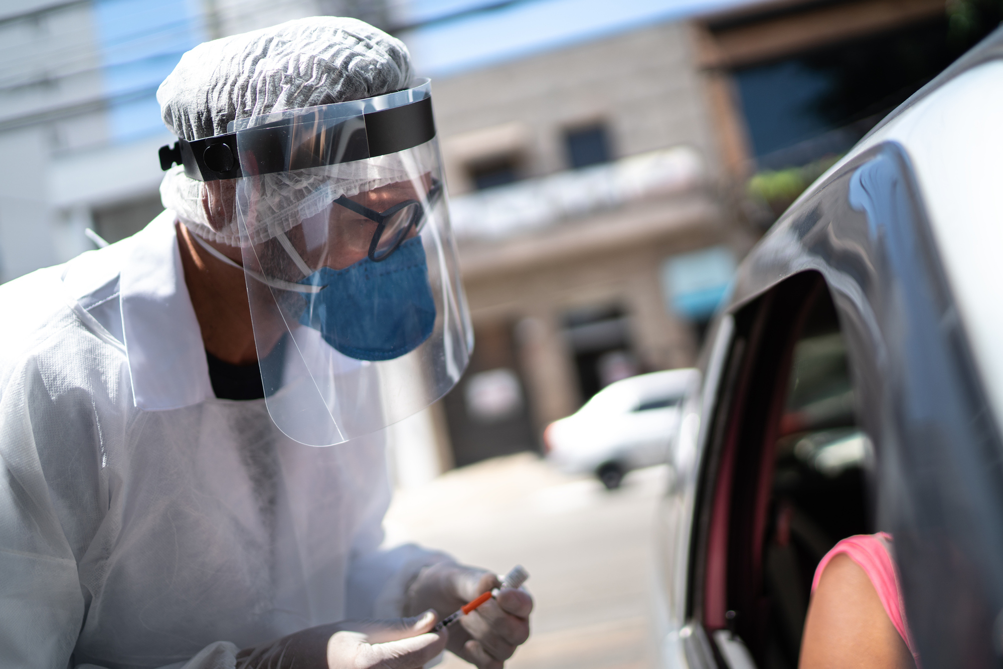 Drive Thru Vaccination