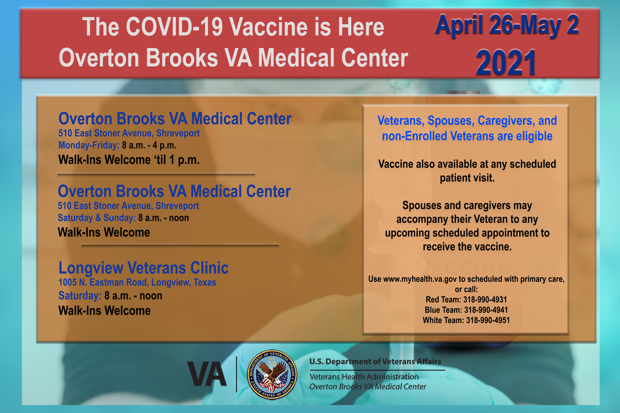 SHR Vaccine Graphic thru May 2