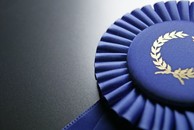 Image of a blue ribbon