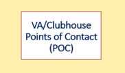 VA/Clubhouse Points of Contact (POC_