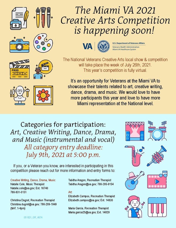 Miami Creative Arts Competition 2021