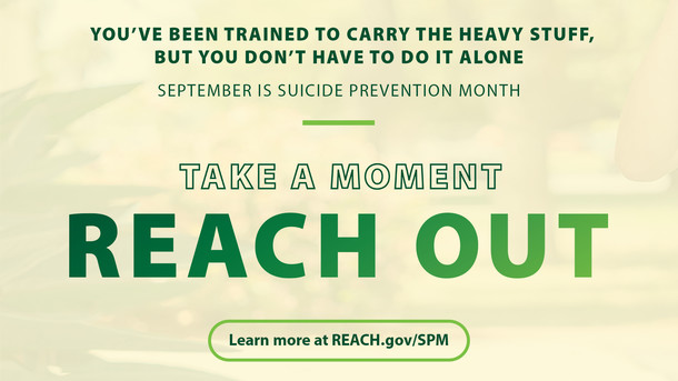 Reach Out - Suicide Prevention Month