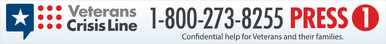 veteran crisis banner