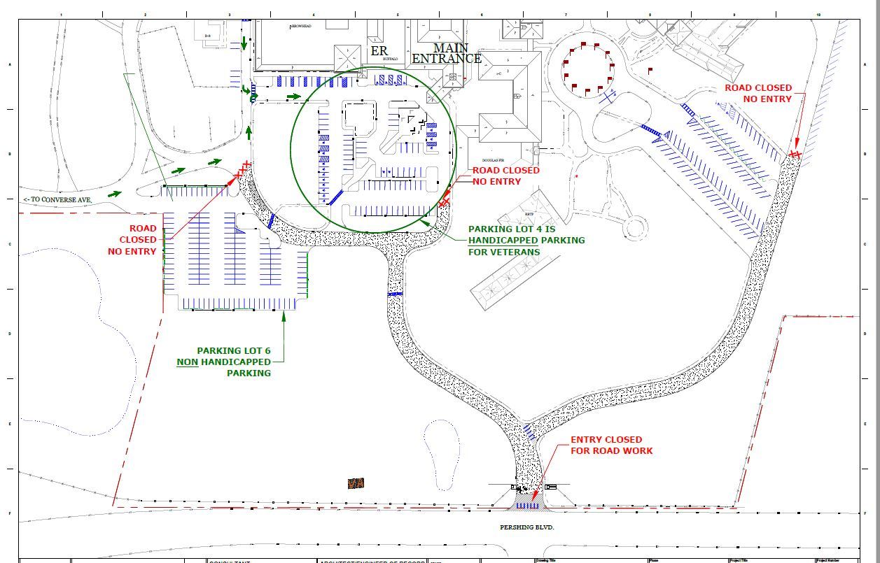 New Pavement at Medical Center