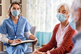 A Veteran talking to their doctor about memory loss 