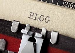 Blog written by typewriter