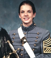 young woman in West Point uniform