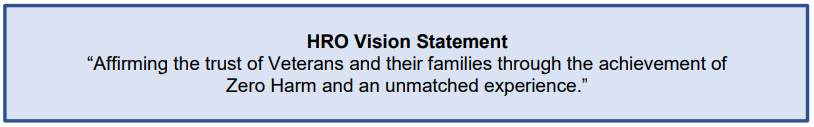 VHA's HRO Vision Statement