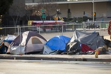 Homeless encampment in Los Angeles