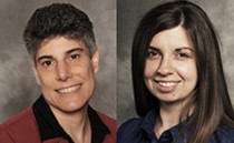 Drs. Margot Damaser (left) and Allison Hess-Dunning (right)