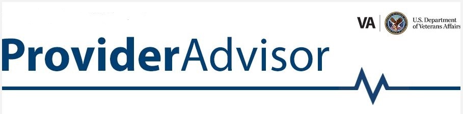 Masthead for Provider Advisor without OCC