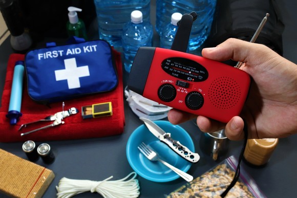 Emergency kit for hurricane