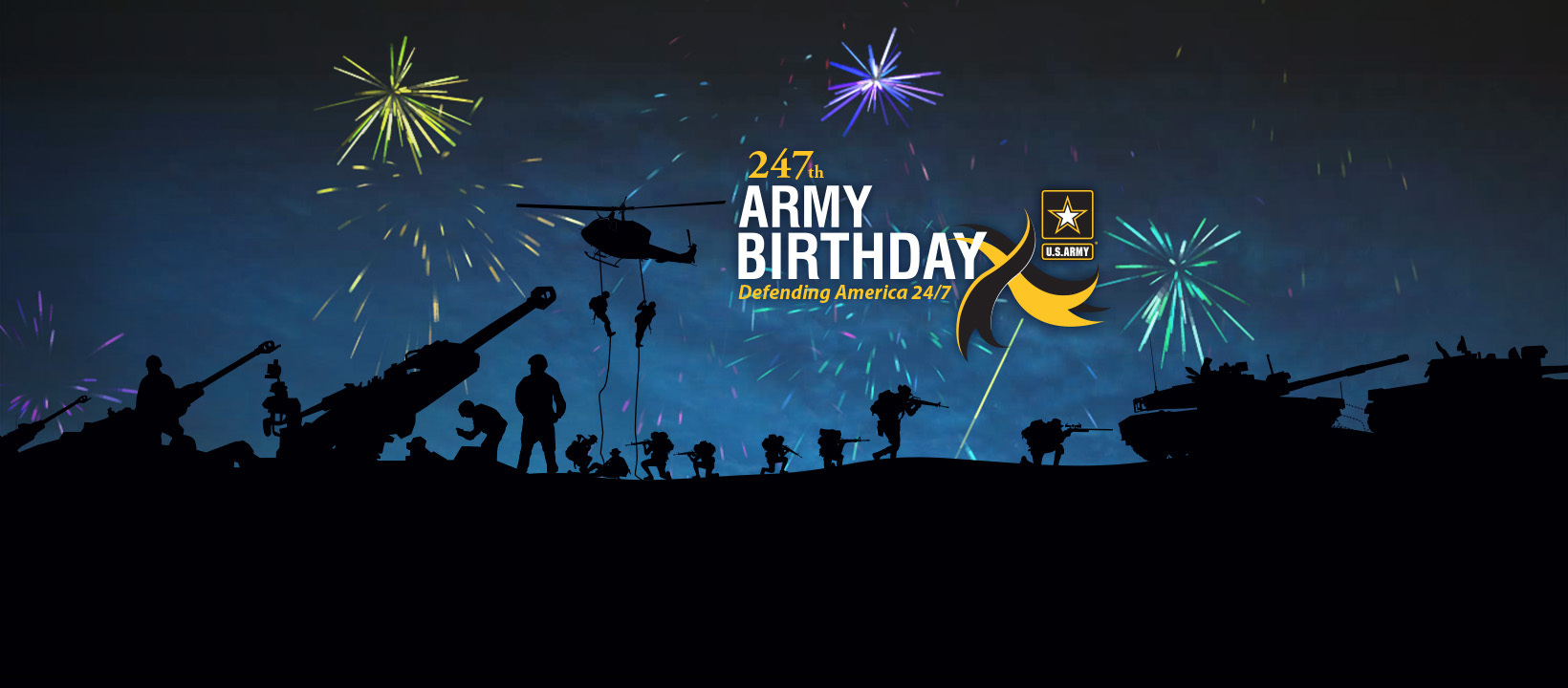 U.S. Army birthday graphic