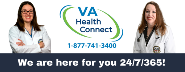 VA Health Connect - We are here for you 24/7/265