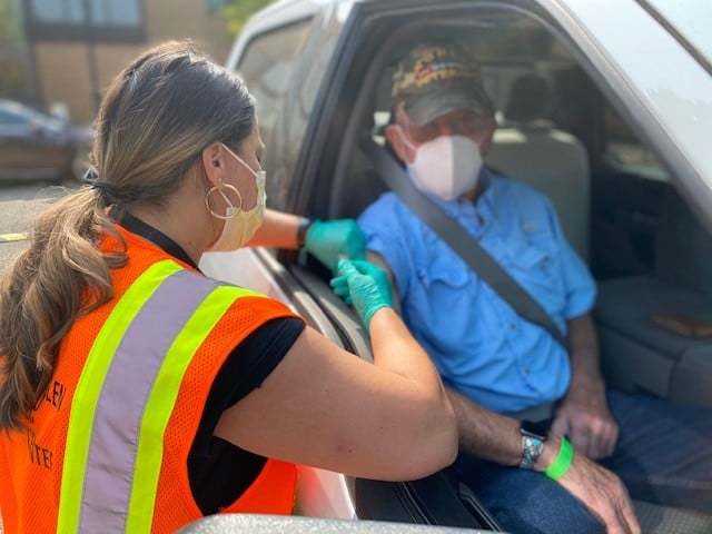Drive-thru flu shot