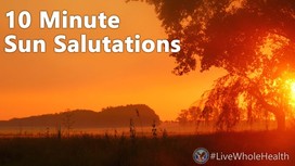 10 minute sun salutations