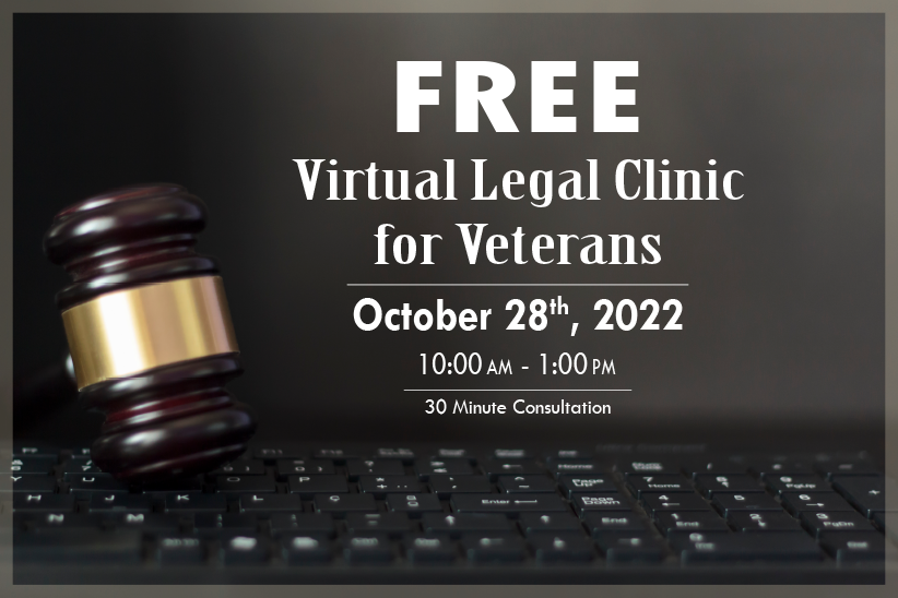 Free Virtual Legal Clinic for Veterans