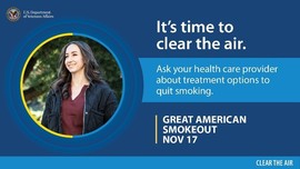 Great American SmokeOut Nov 17