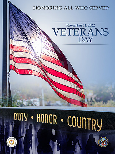 Offical VA Veterans Day Poster.