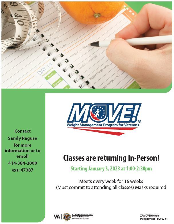 MOVE! In-person classes invitation