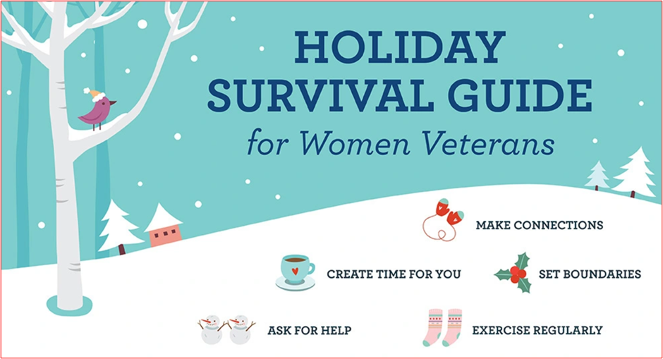 A list of holiday survival tips for women Veterans