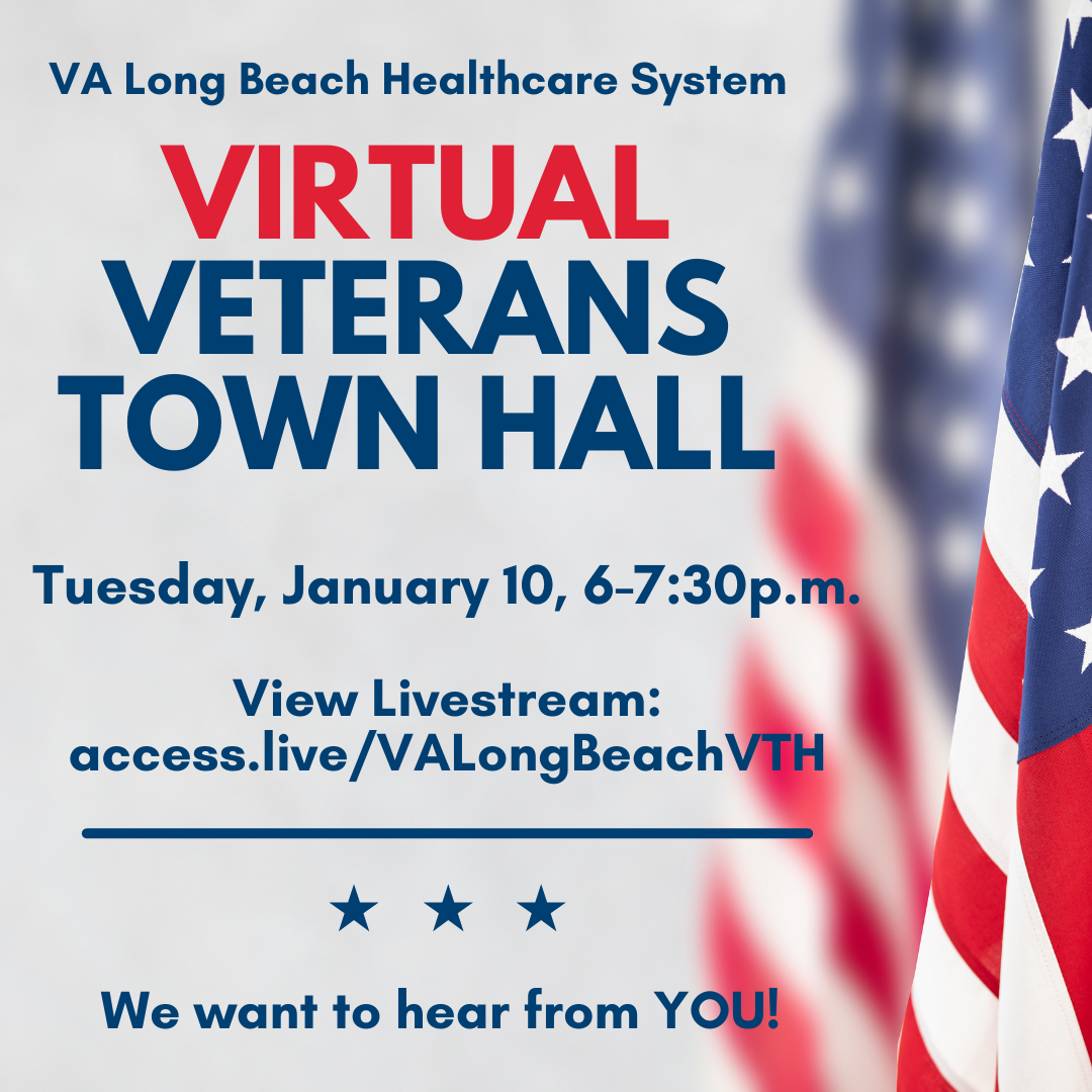 Virtual Veteran Town Hall Announcement