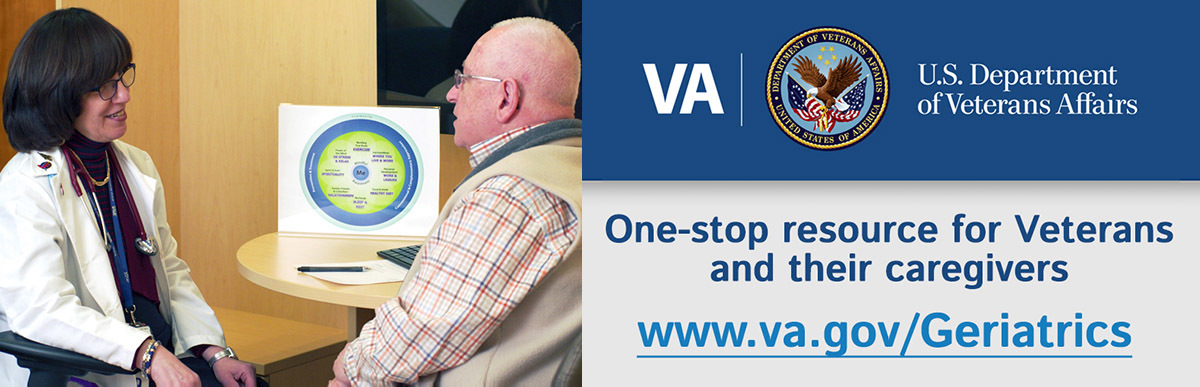 VA provider talking to older Veteran