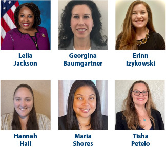 AHPO Staff - Lelia Jackson, Georgina Baumgartner, Erinn Izykowski, Hannah Hall, Maria Shores, Tisha Petelo