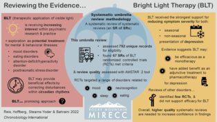 Visual Abstract: Reviewing the Evidence - Bright Light Therapy