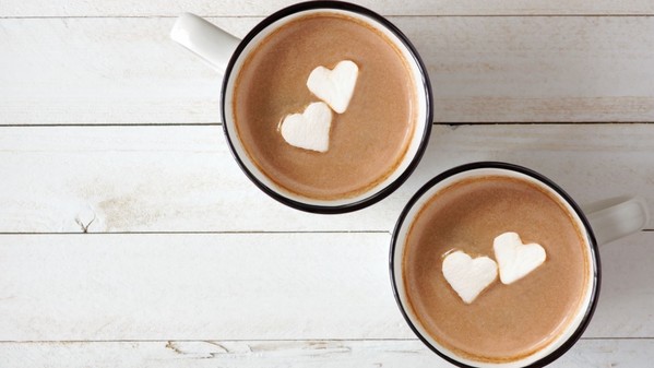 Hot Chocolate Heart Marshmallows