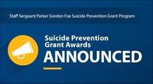 Announcement of Second Round of Grants for Suicide Prevention